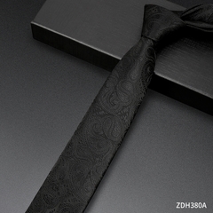 OD403: Cà vạt nam màu đen công sở chuyên nghiệp