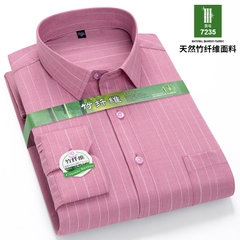 OD1074: Áo sơ mi nam dài tay sợi tre Paul sọc chống nhăn kẻ sọc sơ mi công sở nam