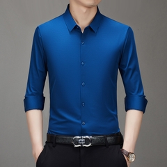 OE280: Áo sơ mi Woodpecker nam cao cấp tay dài công sở không cần ủi áo sơ mi nam cao cấp