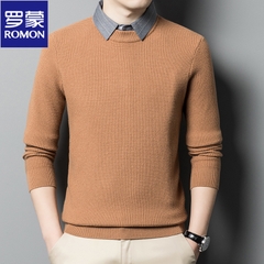 OD238: áo len cổ áo sơ mi nam ATN