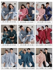 OE530: bộ đồ ngủ mới cotton dài tay