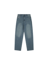 Mã C071: quần jeans nam ống rộng wash gradient cao cấp