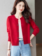 OD534: áo khoác nữ Dệt Kim Cardigan