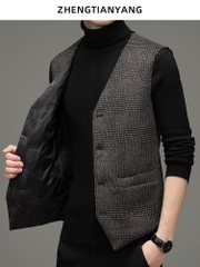 OE480: Áo vest len ​​vest nam cao cấp