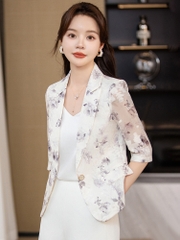 OD073: áo khoác vest nữ mỏng cao cấp