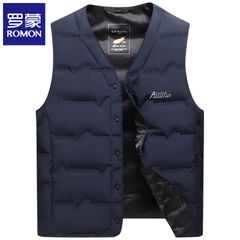 OE943: Áo vest nam cao cấp Romon lông vũ kiểu dáng nhẹ mùa thu đông mới