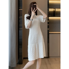 OD624: Váy đen đẹp cổ tròn phong cách cổ điển cao cấp kiểu Pháp