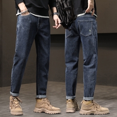 OE108: Quần jeans nam cao cấp quần dài ống đứng