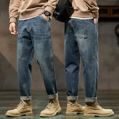 OE110: Quần jeans nam cao cấp retro của Mỹ quần dài thường ngày cỡ lớn