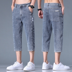 OE684: Quần lửng Jeanswest quần short denim nam cao cấp mùa hè kiểu dáng mỏng thời trang