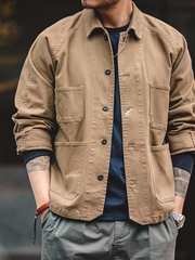 Mã A926: Áo khoác sơ mi nam Ami Kaki Tough Guy Maillard phong cách mỹ