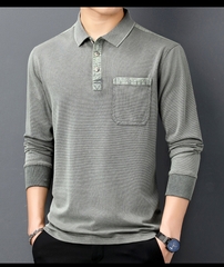 OD260: Áo thun nam ATN dài tay cổ áo polo cổ sơ mi
