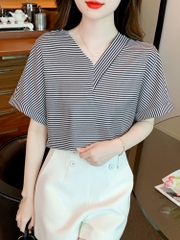 OD018: áo sơ mi nữ kẻ sọc cao cấp NK