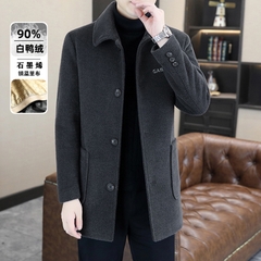 OE072: áo khoác nam cao cấp Slim Fit Plus Nhung Dày