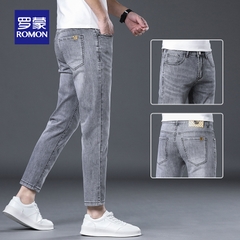 OD425: quần jeans nam Luo Meng cao cấp quần ống nhỏ
