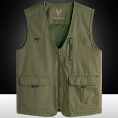 OH083: Áo vest gile cotton cho nam cao cấp, cổ chữ V