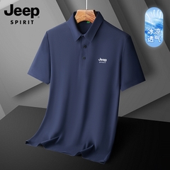 OE379: Áo thun nam polo cỡ lớnlụa băng Jeep Summer dành cho nam