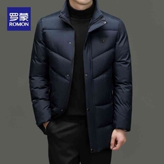 OC456: Áo khoác nam cotton có mũ trùm đầu Luo Meng có thể tháo rời