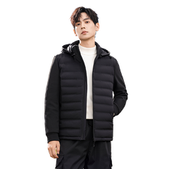 OE188: Áo khoác lông vũ nhẹ Snow Flying dành cho nam ngắn mùa đông