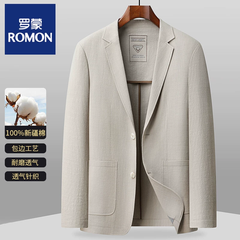OH044: Áo khoác vest nam mỏng nhẹ Romon cotton sợi dài