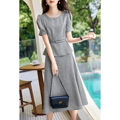 Mã B879: Sét áo váy công sở nữ cao cấp , sang trọng , pc phương tây