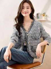 OD839: Áo khoác nữ mùa đông trung niên mới sang trọng cao cấp