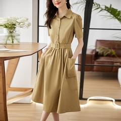 OD557: Váy sơ mi thanh lịch thời trang cho nữ