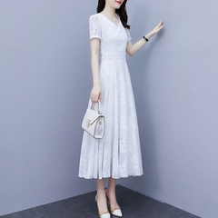 Mã B943: đầm váy voan trung niên big size cỡ lớn 5XL