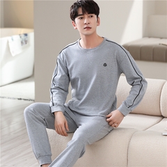 OE497: Bộ đồ ngủ Zhengqin nam SPNN mặc nhà phong cách xuân thu dài tay