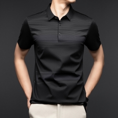OE245: Áo thun polo nam cao cấp atn tay ngắn lụa tơ tằm atn