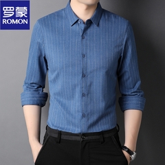 Mã C051: Áo sơ mi dài tay Romon nam trung niên công sở