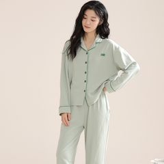 OE519: Bộ đồ ngủ nữ SPNN cotton màu trơn mùa hè cao cấp mặc ở nhà