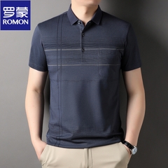 OD277: Áo thun nam Luo trung niên POLO kháng khuẩn