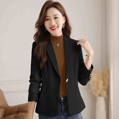 OC481: áo khoác vest nữ trung niên cao cấp Phong Cách Châu Âu