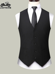 OE482: áo khoác vest cổ điển cho nam cao cấp thời trang vest cổ chữ V