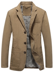OE187: Áo khoác vest nam cotton