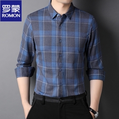 Mã C051: Áo sơ mi dài tay Romon nam trung niên công sở