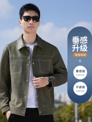 OD433: Áo khoác da lộn nam cao cấp sang trọng