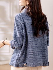 OC919: áo khoác denim thanh lịch cho nữ