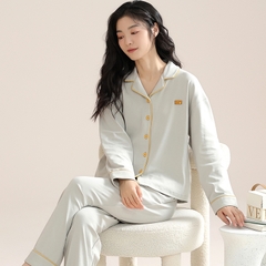OE519: Bộ đồ ngủ nữ SPNN cotton màu trơn mùa hè cao cấp mặc ở nhà