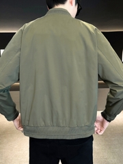 OC610: Áo khoác nam thương hiệu thời trang áo khoác bomber cổ bóng chày đơn giản và đa năng