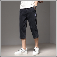 OE665: Quần short denim nam cao cấp mùa hè dài đến đầu gối