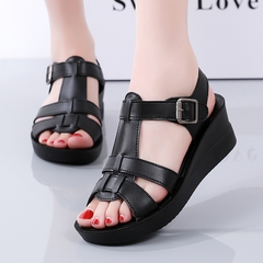 Mã B917: Giày sandal nữ hở mũi quai mỏng 5,5cm