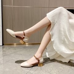 OD441: Giày Sandal Nữ Giày Mary Jane Gót Trung