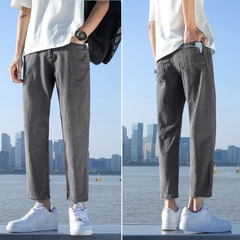 OE377: Quần jeans nam quần dài ống đứng dáng ôm đơn giản