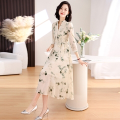 Mã C038: Váy voan hoa cao cấp
