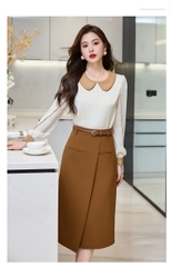 OD659: set áo váy cao cấp phong cách Pháp