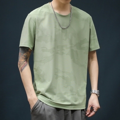 Mã A998: Áo thun ngắn tay nam cổ tròn dáng rộng thể thao