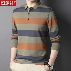 OD289: áo thun nam dài tay cotton ve áo sọc