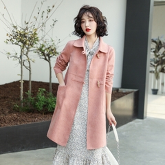 OD589: áo khoác nữ cổ sen cao cấp hàn quốc